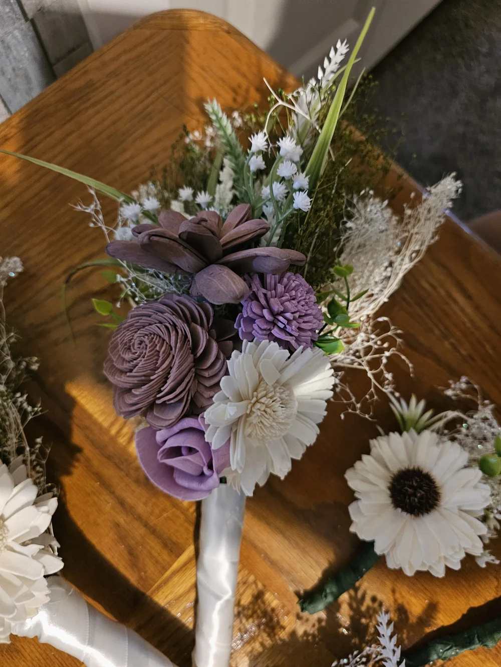 Wedding In a Box! Handcrafted Bridal Bouquet And Boutinniere Set
